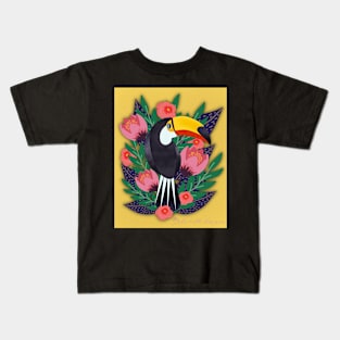 Toucan illustration Kids T-Shirt